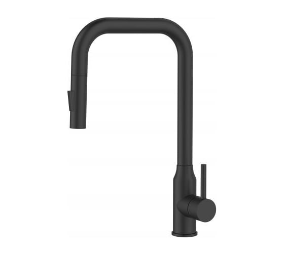Смеситель для кухни Alveus ALVEUS BLOOM-PS BLACK MATT 1151102