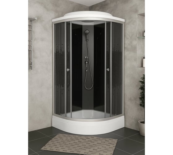 Душевая кабина Bauedge BAU Stil 800x800х2150, прозрачное закаленное стекло TY0052