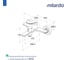 Cмеситель для ванны Milardo хром глянцевый, Лип (Leap), , LEASB00M02 10
