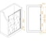 Душевая дверь RGW 150x195, PA-14 B, черный/матовый графит, 6 мм (EasyClean) 41081415-254 5
