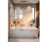 Ширма на ванну Mebelvann BEN_813_SL_C поворотная 1300x600+500 BEN_813_SL_C 1300x600+500 5