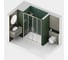 Душевая дверь RGW 130x195 PA-111-Gr Серый/Прозрачное/6 мм (EasyClean) 810811113-110 3