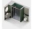 Душевая дверь RGW 140x195, PA-111-Nb, никель браш/матовый графит, 6 мм (EasyClean) 810811114-2514 3