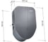 Сушилка для рук скоростная G-teq 8861 PS 1.5 кВт, пластик, серебро 12.35 4