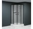 Душевая кабина RGW 100x100x200 AN-208-B, Полукруг/Чёрный/Матовое/5 мм (3 уп.) 381320800-24 1