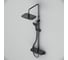 Душевая система AM.PM Above W: смеситель-полка для ванны/душа с ТМС, душевчая штанга, верхний душ, ручной душ чернаяый F079W322 9