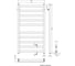 Электрический полотенцесушитель STINOX Sorento SOR100-220 3