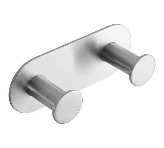 Вешалка с 2 крючками Bemeta EASY матовая 163106375
