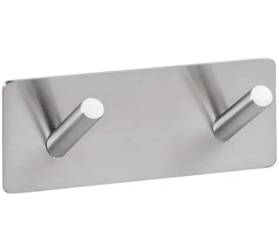 Вешалка с 2 крючками Bemeta EASY матовая 163106275