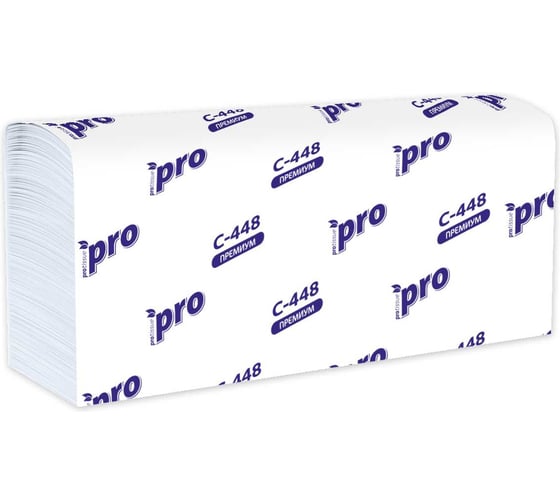 Полотенца Protissue W сл, 3 слоя, 32*22,5см, 150шт C-448