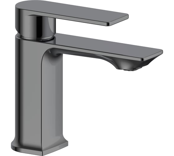 Смеситель для умывальника VODA Нева/Neva Gun Metal, графит NV26GM