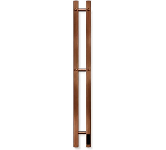 Полотенцесушитель электрический Comfysan с/т Альто-К (Alto-K) EC-2 120/8, брашированная медь, гальваника 019501