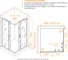 Душевой уголок RGW PA-39-Gr, квадрат, 100x100x195 см, серый/прозрачное, 6 мм, Easy 03083900-110 7