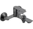 Смеситель для ванны VODA Нева/Neva Gun Metal, с аксессуарами, графит, NV54AGM 1