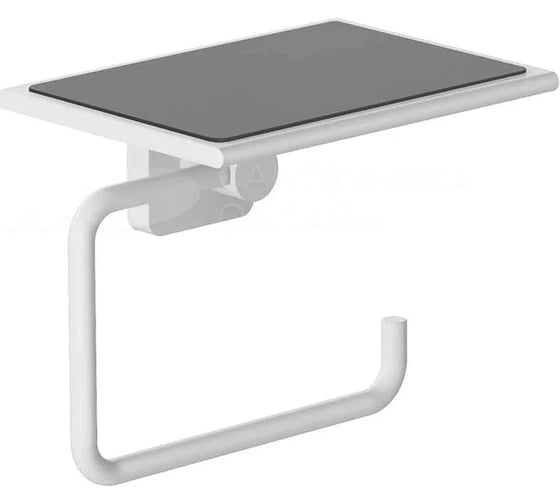 Держатель бумаги Kludi KLUDI-VELA S/КЛУДИ-ВЕЛА ЭС с полкой, белый матовый 00095330