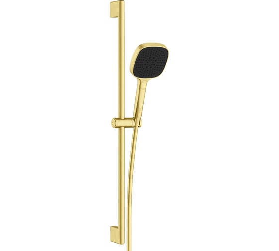 Душевой гарнитур Vitra Core Square 3 режима, брашированное золото A4591725EXP