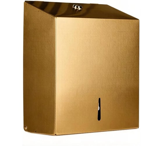 Диспенсер для бумажных полотенец CRAFTICA, матовое золото GOLD DBPSG 11137G