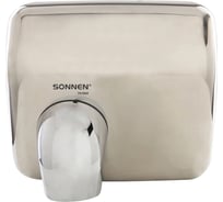 Сушилка для рук SONNEN HSD-A9019, 2300 Вт, антивандальная, 80 м/с, нержавеющая сталь, 701869