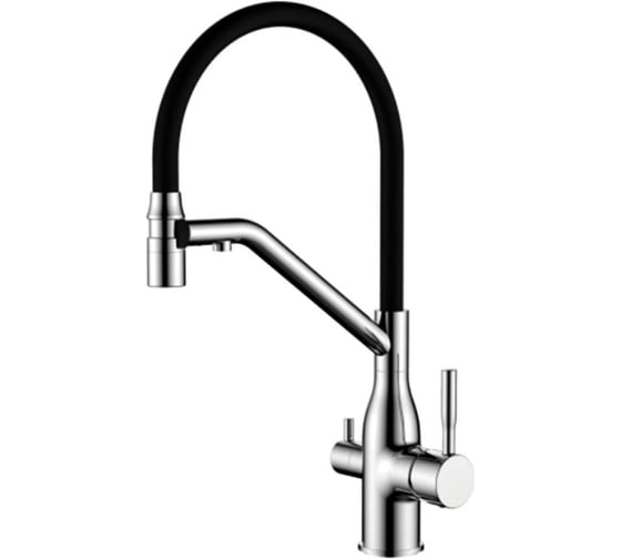 Смеситель для кухни Ledeme с гибким изливом L4797-2