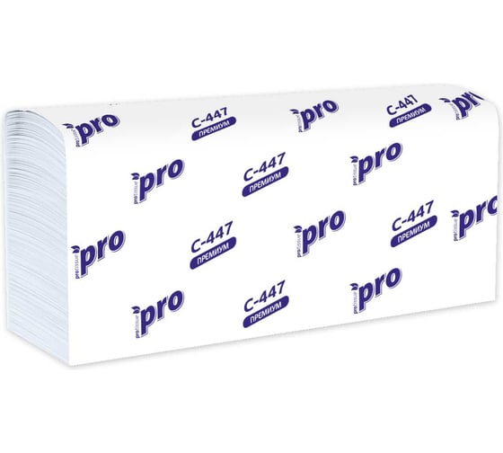 Полотенца Protissue W-сложения, 2 слоя, 32x22.5 см, 150 шт. C-447