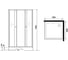 Душевой уголок квадратный Bauedge BAU Stil square 800x800x1950 мм, поддон 125 мм TY0046 8