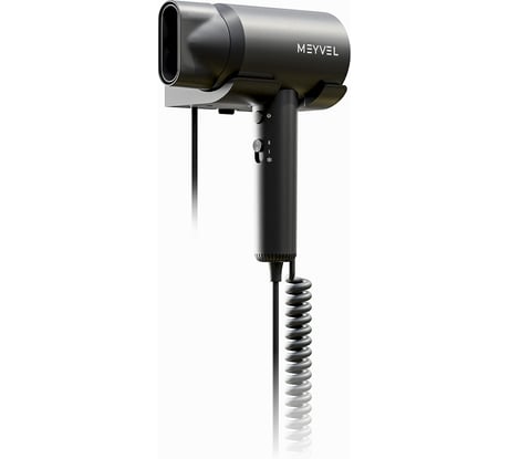 Фен для волос настенный Meyvel MF10-1600 (Black) 940018