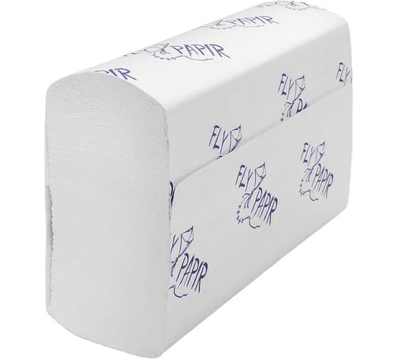 Полотенца листовые FlyPapir Premium SmartMix Z-сложение, 2-слойные, 180 листов, 21.5x22.5 см, ширина 8 см, 19 г/м² (-Ц) 272002
