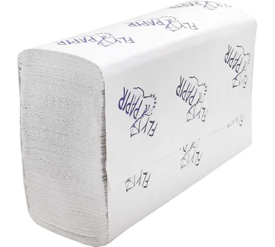 Полотенца листовые FlyPapir Premium SmartMix Z-сложение, 1-слойные, 250 листов, 21.5x22.5 см, ширина 8 см, 33 г/м² (-С) 271183