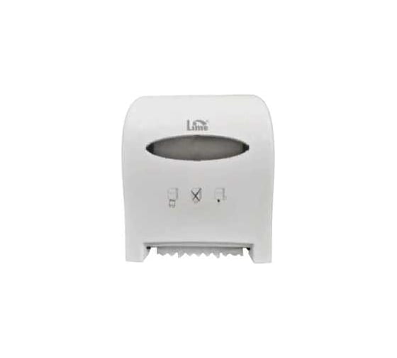 Диспенсер для полотенец в рулонах Lime LIME MATIC белый А1-19 УНИВЕРСАЛЬНЫЙ