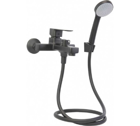 MIXLINE Смеситель для ванны 35k МЛ16-01Ч ЧЕРНЫЙ 559113