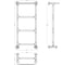 Полотенцесушитель водяной Сунержа Ренессанс 1386 960x400 Золотой шёлк32-0281-9640 3