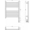 Сунержа РЭБ БОГЕМА 3.1 прямая 500х400 МЭМ правый (Матовый белый) 30-6005-5040 2