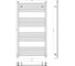 Сунержа ДР МОДУС 1200х600 (Матовый чёрный) 31-0250-1260 2