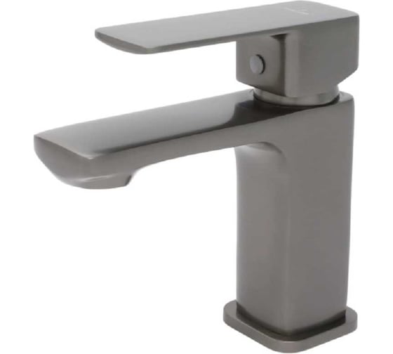 MIXLINE Смеситель для раковины 35k МЛ16-04Г ГРАФИТ б/отв п/гайку без подводки 559107