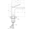 Смеситель для раковины BelBagno без донного клапана ALBANO-LVM-CRM-W0 5