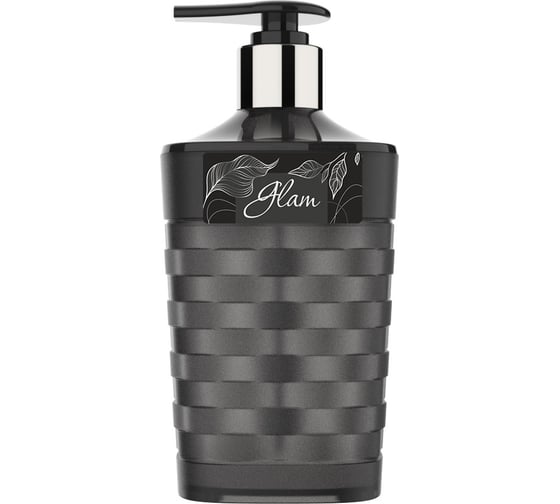 Диспенсер для жидкого мыла Полимербыт Glam графит 430590400