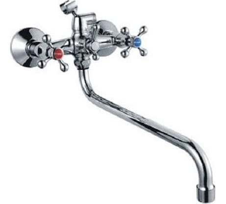 Смеситель для ванны MYNAH поворотный круглый излив, длиной 350 мм, латунь M2267