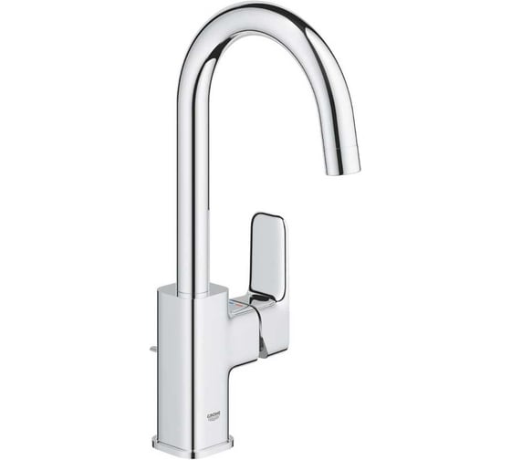 Смеситель для раковины Grohe Cubeo с донным клапаном L-size, хром 1017710000