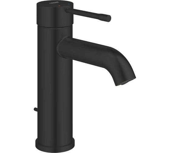 Смеситель для раковины Grohe Essence с донным клапаном S-size, матовый черный 237972431