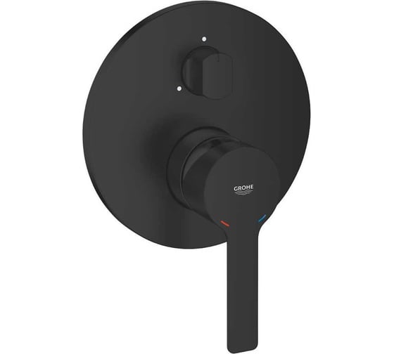 Смеситель для ванны Grohe Lineare с переключателем на 3 положения, матовый черный 240952431