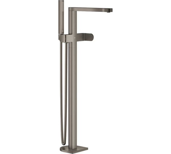 Смеситель для ванны Grohe Plus напольный, темный графит матовый 23846AL4