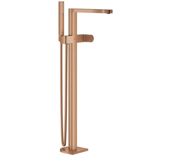 Смеситель для ванны Grohe Plus напольный, теплый закат, матовый 23846DL4