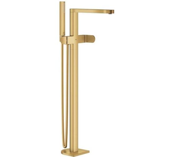 Смеситель для ванны Grohe Plus напольный, холодный рассвет матовый 23846GN4