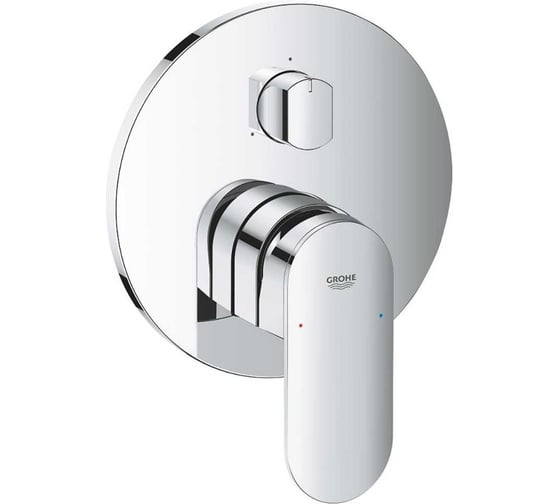 Смеситель для ванны Grohe Plus с переключателем на 3 положения, хром 24093004