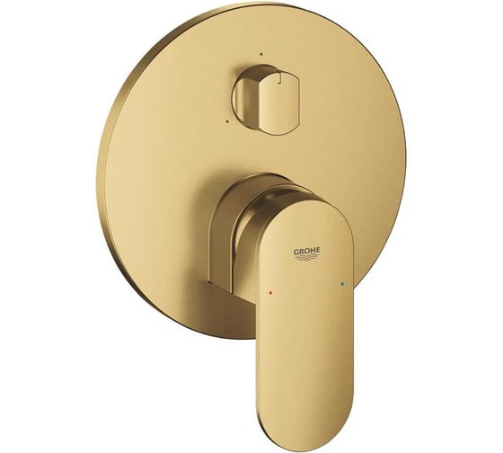 Смеситель для ванны Grohe Plus с переключателем на 3 положения, холодный рассвет матовый 24093GN4