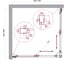 Душевой уголок BelBagno LUCE-A-2-100-C-Cr 5
