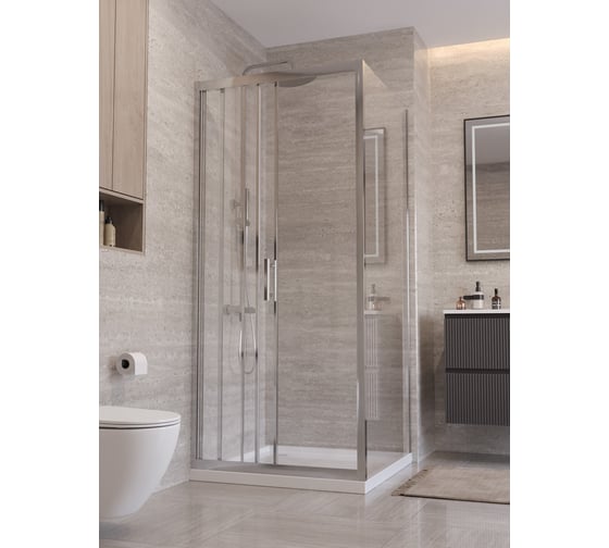 Душевой уголок BelBagno UNO-195-AF-31-80-C-Cr