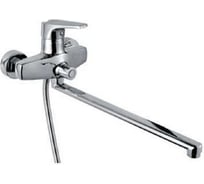 Смеситель для ванны MYNAH поворотный плоский излив, длиной 400 мм, латунь M2218