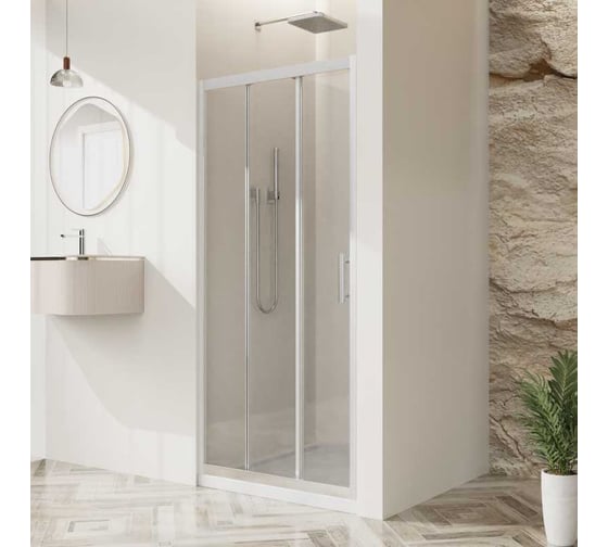 Душевая дверь BelBagno UNO-195-BF-3-90-C-Cr