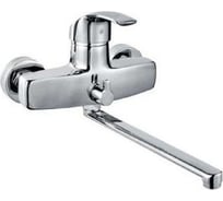 Смеситель для ванны MYNAH поворотный плоский излив, длиной 400 мм, латунь M2208